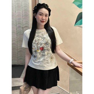 [HOT] ÁO PHÔNG NỮ DIOR* IN HỌA TIẾT HOA HƯỚNG DƯƠNG dáng vừa co giãn 2 chiều chất mát ( HÀNG CÓ SẴN)/BLACKPINK CLOSET