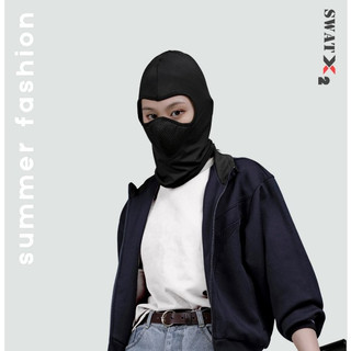 [ MẪU MỚI] Khăn trùm SWAT X2 3 lớp cao cấp, khăn ninja trùm đầu đi phượt - MÀU ĐEN FULL