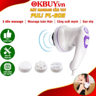 Máy massage cầm tay - 3 đầu puli pl-602 cao cấp | okbuy