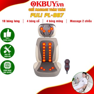 Ghế Massage Hồng Ngoại Hàn Quốc Puli PL-887 Cao Cấp