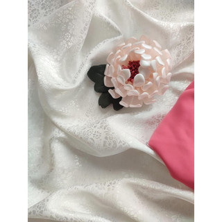 [10cm] Vải lụa gấm trắng may áo dài, bà ba, đồ bộ cao cấp…