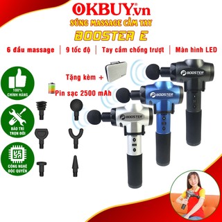 Súng (máy) Massage Gun Giảm Căng Cơ Bắp Tay, Chân Booster E - 120W