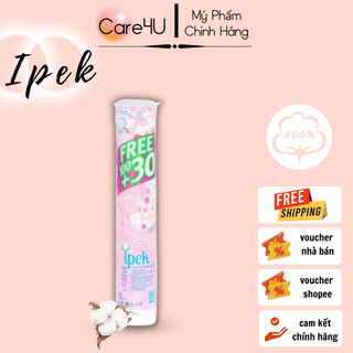 Bông tẩy trang IPEK Thổ Nhĩ Kỳ 100 miếng + free 30 miếng