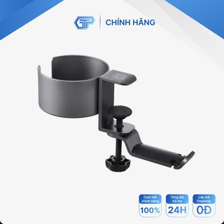 Giá để cốc kẹp bàn tích hợp móc treo đồ HyperWork CH01