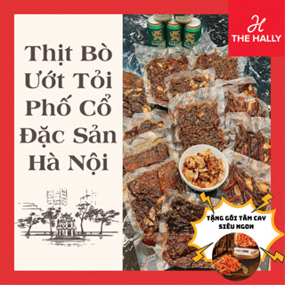 Thịt Bò Khô - Thịt Bò Ướt Tỏi Phố Cổ Đặc Sản Hà Nội Hương Vị Tự Nhiên Thơm Ngon Mềm  - The Hally Shop