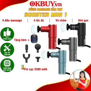 Súng (máy) massage gun giảm căng cơ bắp tay, chân Booster MINI - Hàng Hiếm - Bỏ Túi Gọn Gàng | OKbuy