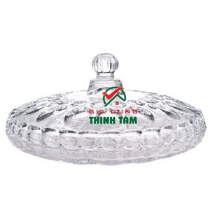 [THỊNH TÂM] Khay Mứt Thủy tinh Pha Lê 3 Ngăn