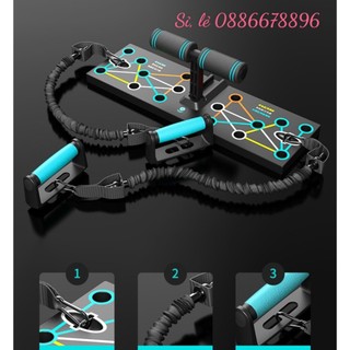 Bảng hít đất đa năng cao cấp, bộ dụng cụ chống đẩy đa năng 3 trong 1