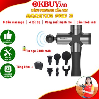 Súng Massage Gun Chuyên Nghiệp Mỹ Booster PRO 3 - 126W - Dòng cao cấp