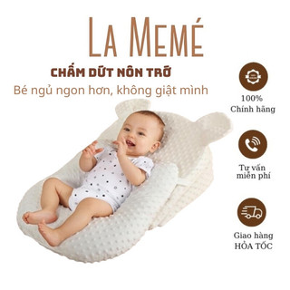 Gối chống trào ngược và đệm ngủ đúng tư thế cho bé, chống sặc, định hình tư thế ngủ