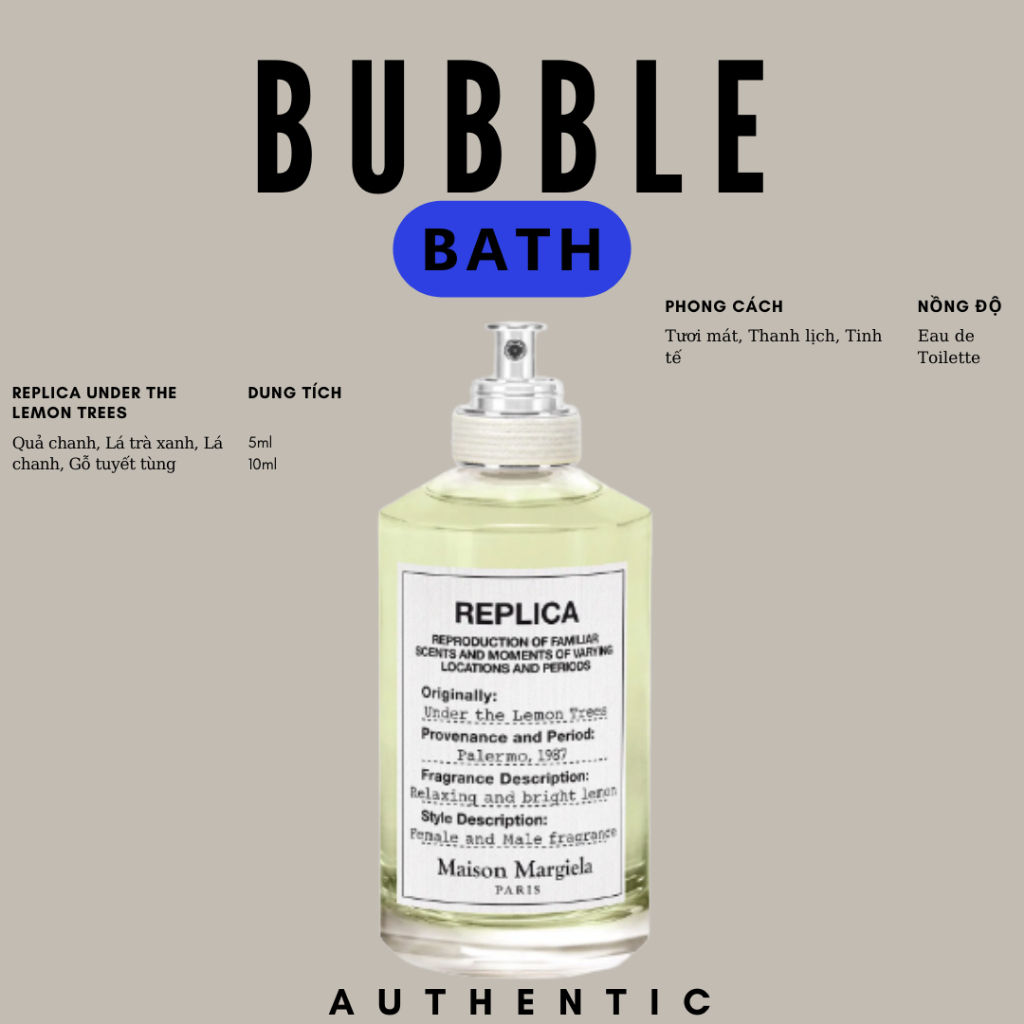 Nước Hoa Under Lemon Tree 5ml/10ml