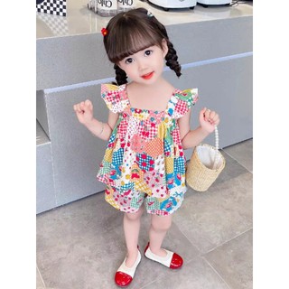 Bộ quần áo bé gái, Bộ Đồ Bé Gái Cánh Tiên Cho Bé Từ 8-20kg