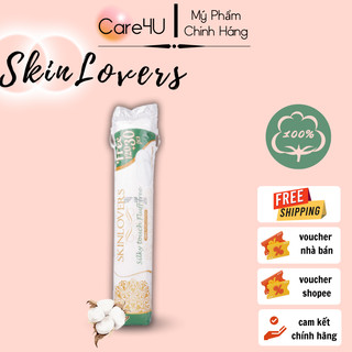 [Tặng 1 mặt nạ dermal] Bông tẩy trang Mềm Mịn Skinlovers 150 miếng ( 120+30 miếng)