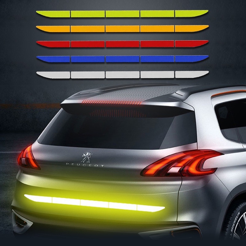Miếng Dán Phản Quang Cảnh Báo Chống Va Chạm Bảo Vệ An Toàn Phía Sau Xe Hơi khaihuyauto