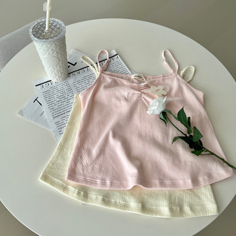 𝐚𝐬𝐡𝐞𝐱𝐢𝐧𝐜𝐡𝐚𝐨: áo mặc nhà 2 dây thun cotton