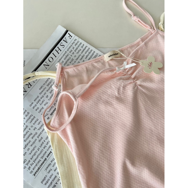 𝐚𝐬𝐡𝐞𝐱𝐢𝐧𝐜𝐡𝐚𝐨: áo mặc nhà 2 dây thun cotton
