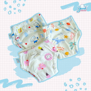 Quần bỏ bỉm goodmama vải cotton cao cấp chống hăm dành cho bé từ 4-17kg