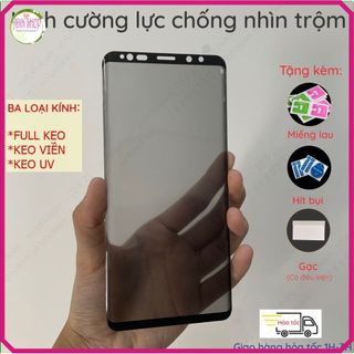 Kính cường lực chống nhìn trộm Samsung Galaxy Note 9, Samsung Note 8