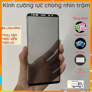 Kính cường lực chống nhìn trộm Samsung Galaxy Note 9, Samsung Note 8