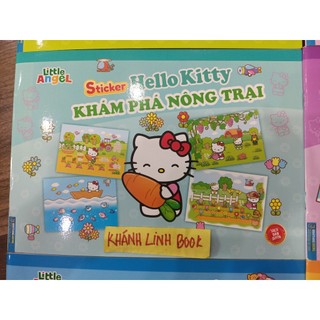 Sách - Combo 6 cuốn Sticker HELLO KITTY