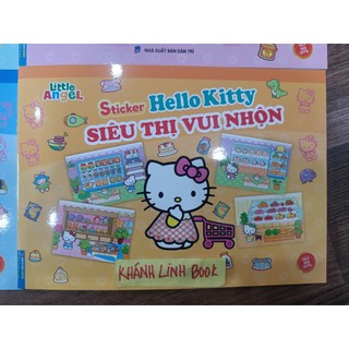 Sách - Combo 6 cuốn Sticker HELLO KITTY