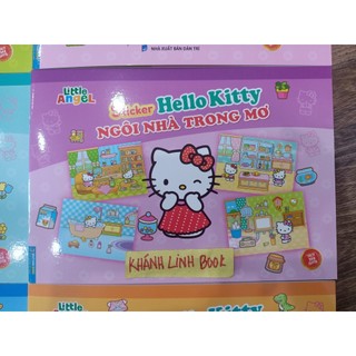 Sách - Combo 6 cuốn Sticker HELLO KITTY