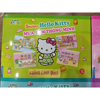 Sách - Combo 6 cuốn Sticker HELLO KITTY