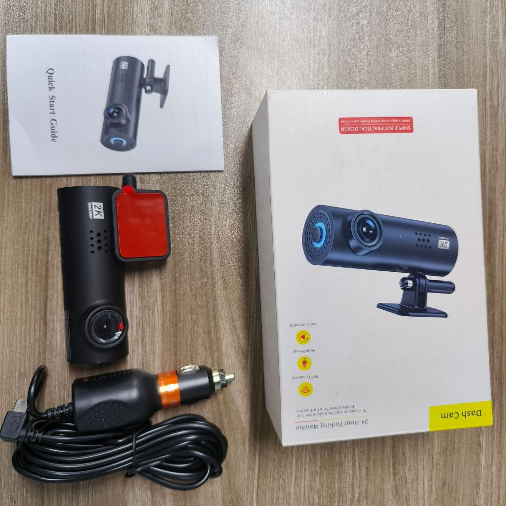 Camera hành trình 4K WiFi không màn hình 2160P HD tầm nhìn ban đêm 3M keo Dash Cam, Hàng chính hãng BH 12 tháng | BigBuy360 - bigbuy360.vn