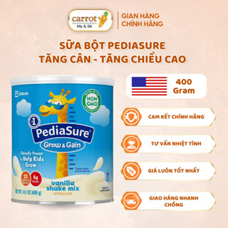 Sữa Bột PediaSure Grow & Gain 400G, Giúp Tăng Chiều Cao, Cung Cấp Vitamin Và Khoáng Chất Cho Bé