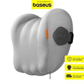  Gối Tựa Đầu Bằng Cotton Mềm Sử Dụng Trên Ô Tô Baseus ComfortRide Series Car Lumbar Có Mút Đệm Lưng 3D Hỗ Trợ Cột Sống 