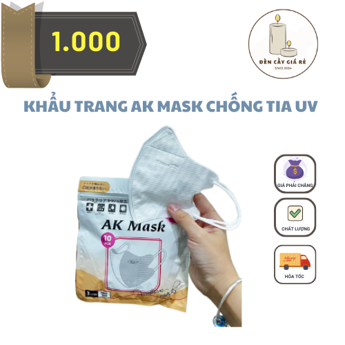 😷 [HSD 2026 ] - BÁN LẺ GIÁ SỈ 🎁 🎁 Khẩu trang 5D AK Mask, Khẩu Trang Y Tế 3 Lớp Cao Cấp Chính Hãng😷 MỘT CÁI 💥