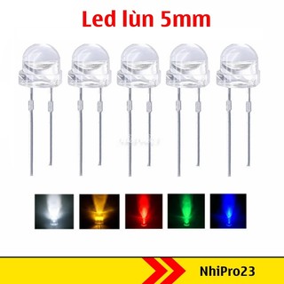 Led lùn 5mm - gói 10 cái