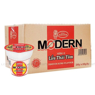 Sỉ Mì Modern thùng 24 hộp date mới