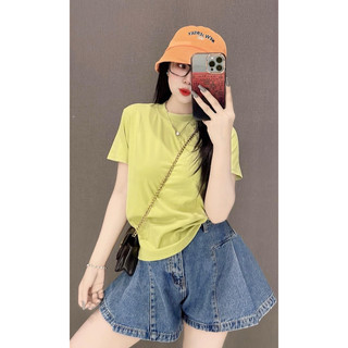 Áo thun thái phom RỘNG và VỪA kiểu Trơn basic mát lịm co giãn 4 chiều🌷KLii sẵn