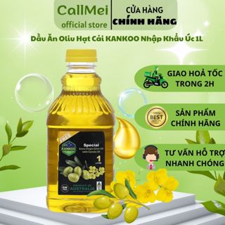  Dầu Ăn Oliu Hạt Cải KANKOO Nhập Khẩu Úc 1L An Toàn Và Tốt Cho Sức Khoẻ 