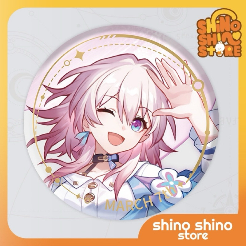 [CÓ SẴN CHÍNH HÃNG] HUY HIỆU MARCH 7TH HONKAI STAR RAIL OFFICIAL