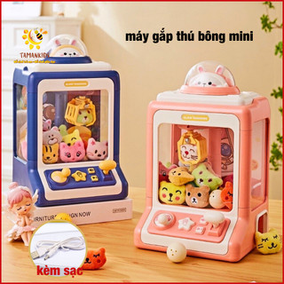 Máy Gắp Thú Bông Mini Phiên Bản Mới Có Nhạc Đèn Cỡ Lớn Hình Thỏ Phi Hành Gia Cho Bé - Anan