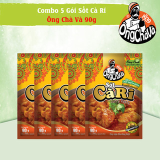 Combo 5 gói sốt cà ri ông chà và 90g