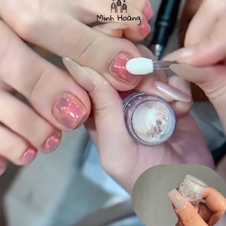 Tráng gương cực quang cao cấp hũ mới trang trí móng tay dành cho nữ