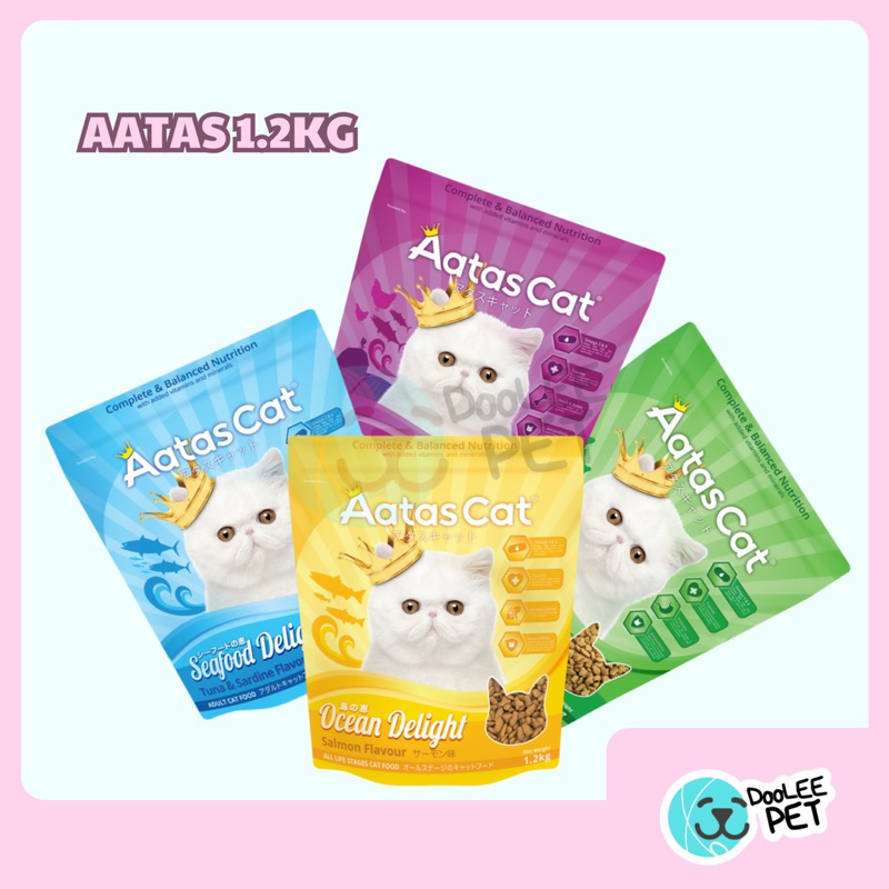 Hạt cho mèo Aatas Cat 1.2kg