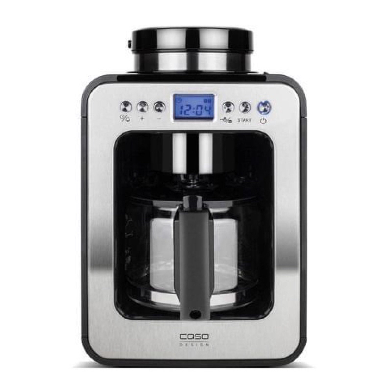 Máy xay pha cafe mini CASO Coffee Compact Electronic - vừa xay hạt cafe, vừa pha cafe cực tiện