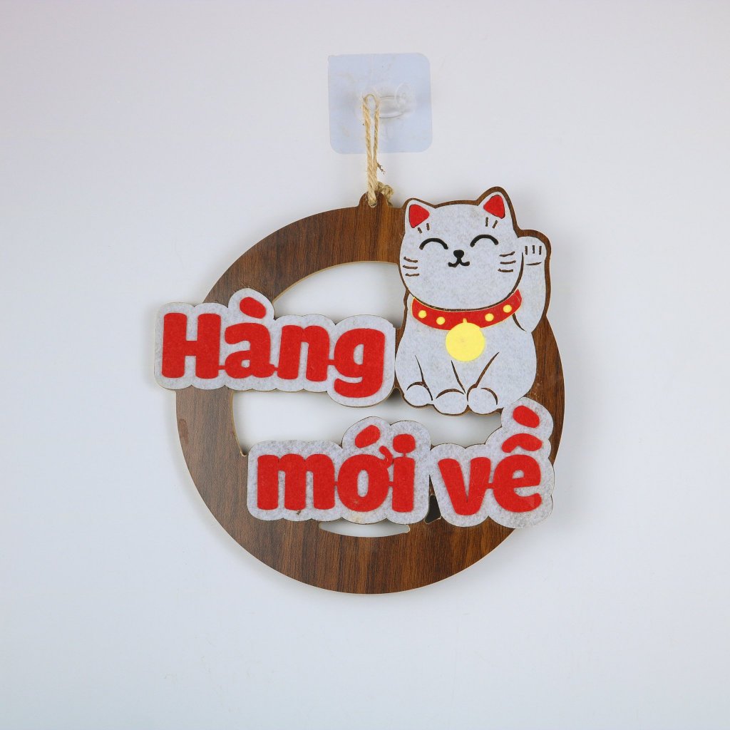 Biển decor Hàng mới về Mèo