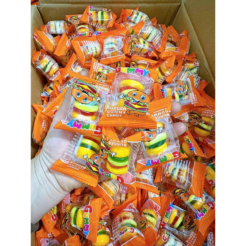 [sẵn hàng] 100gr kẹo dẻo humburger
