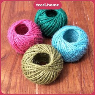 Cuộn 40 Mét Dây Thừng Dây Cói Dừa Gai Cói Đan Trang Trí HandMade Decor Treo Tranh Ảnh Quấn Lọ Hoa TEECI U093