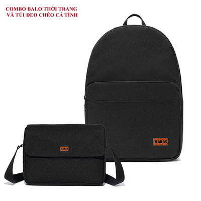 Balo Basic Thời Trang Chống Thấm Nước Và Túi Đeo Chéo Cá Tính HARAS HR340HR334