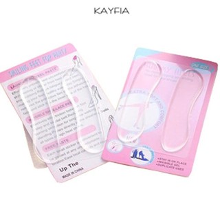 Kayfia - 2 miếng lót gót giày nữ silicon, giảm đau chân, chống nhấc gót giầy