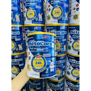 Sữa meta care 24h 2+ mẫu mới 850g