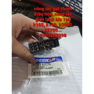 công tắc chỉnh quạt gió điều hòa k165, k140, k3000 , k2700, kia 1t25 korea . công tắc chỉnh quạt gió