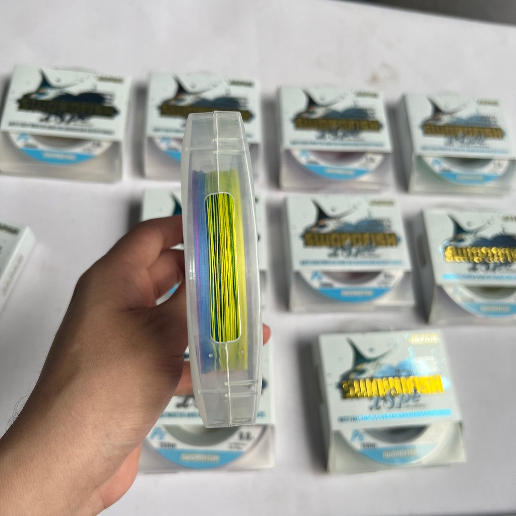 Dây Dù 150m PE X8 Cá Kiếm SWORDFISH JAPAN 7 Màu Cao Cấp - DD150M005