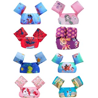 Phao tập bơi liền thân cho bé - phao tay đỡ ngực cho bé họa tiết pony paw tiên cá ariel cá mập dễ thương